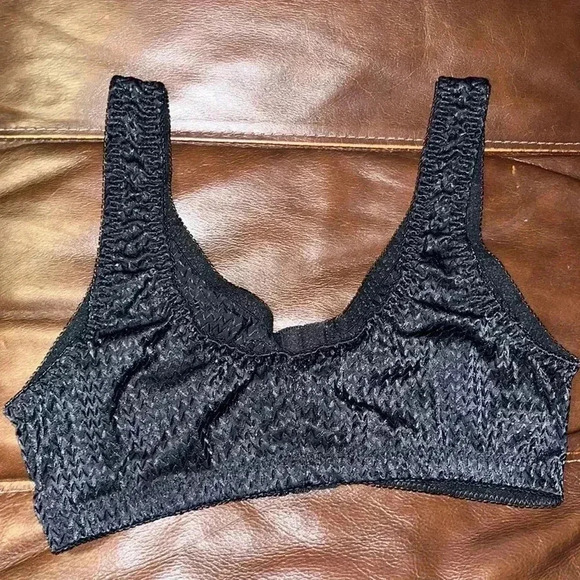 Carole Martin Front Snap Black Bra - Picture 3 of 5